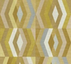 Vliestapete GEO NORDIC - gelb-orange - 10 Meter