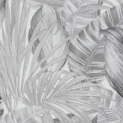 Vliestapete PALMEN - schwarz-weiß - 10 Meter -Baumarkt Verkaufsgeschäft 9004567300 04 1600Wx1600H