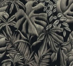 Vliestapete GREENERY - grau-schwarz - 10 Meter