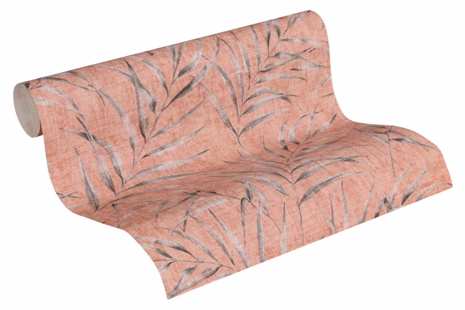 Vliestapete GREENERY - rosa-orange - 10 Meter 2 Vliestapete GREENERY - rosa-orange - 10 Meter – Bild 2