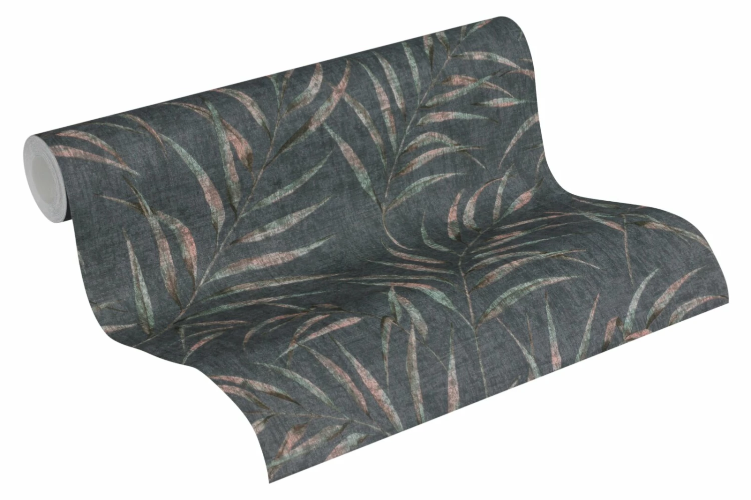 Vliestapete GREENERY - schwarz-grün - 10 Meter 2 Vliestapete GREENERY - schwarz-grün - 10 Meter – Bild 2