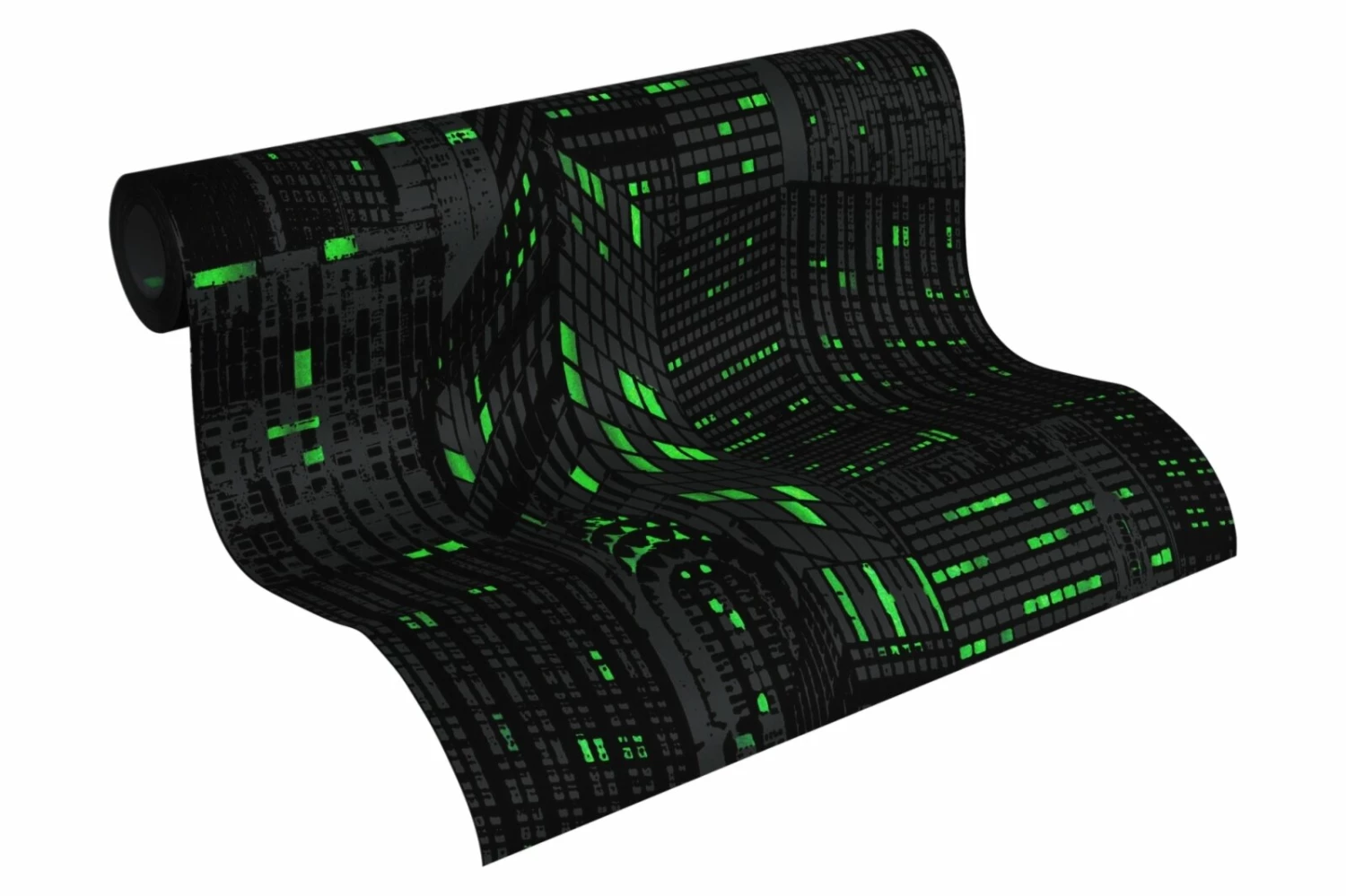 Vliestapete IL DECORO - schwarz-silber - 10 Meter 3 Vliestapete IL DECORO - schwarz-silber - 10 Meter – Bild 3