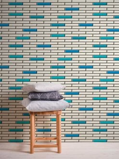 Papiertapete IL DECORO - creme-blau - 10 Meter -Baumarkt Verkaufsgeschäft 9004577300 04 1600Wx1600H