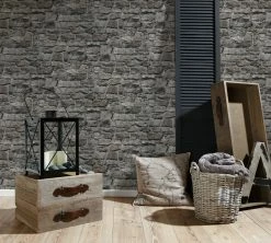 Vliestapete IL DECORO - schwarz - 10 Meter -Baumarkt Verkaufsgeschäft 9004580200 04 1600Wx1600H