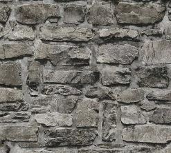 Vliestapete IL DECORO - schwarz - 10 Meter