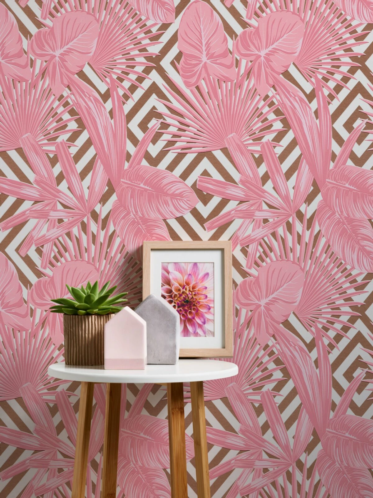 Vliestapete IL DECORO - rosa-bronze - 10 Meter 3 Vliestapete IL DECORO - rosa-bronze - 10 Meter – Bild 3