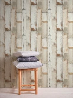 Vliestapeten - creme - Holzoptik - 10 Meter -Baumarkt Verkaufsgeschäft 9004584500 04 1600Wx1600H