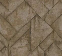 Vliestapete INDUSTRIAL - braun-anthrazit - 10 Meter