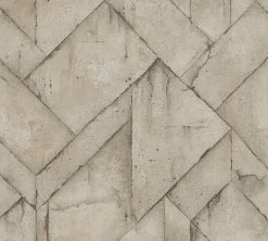 Vliestapete INDUSTRIAL - beige-braun - 10 Meter