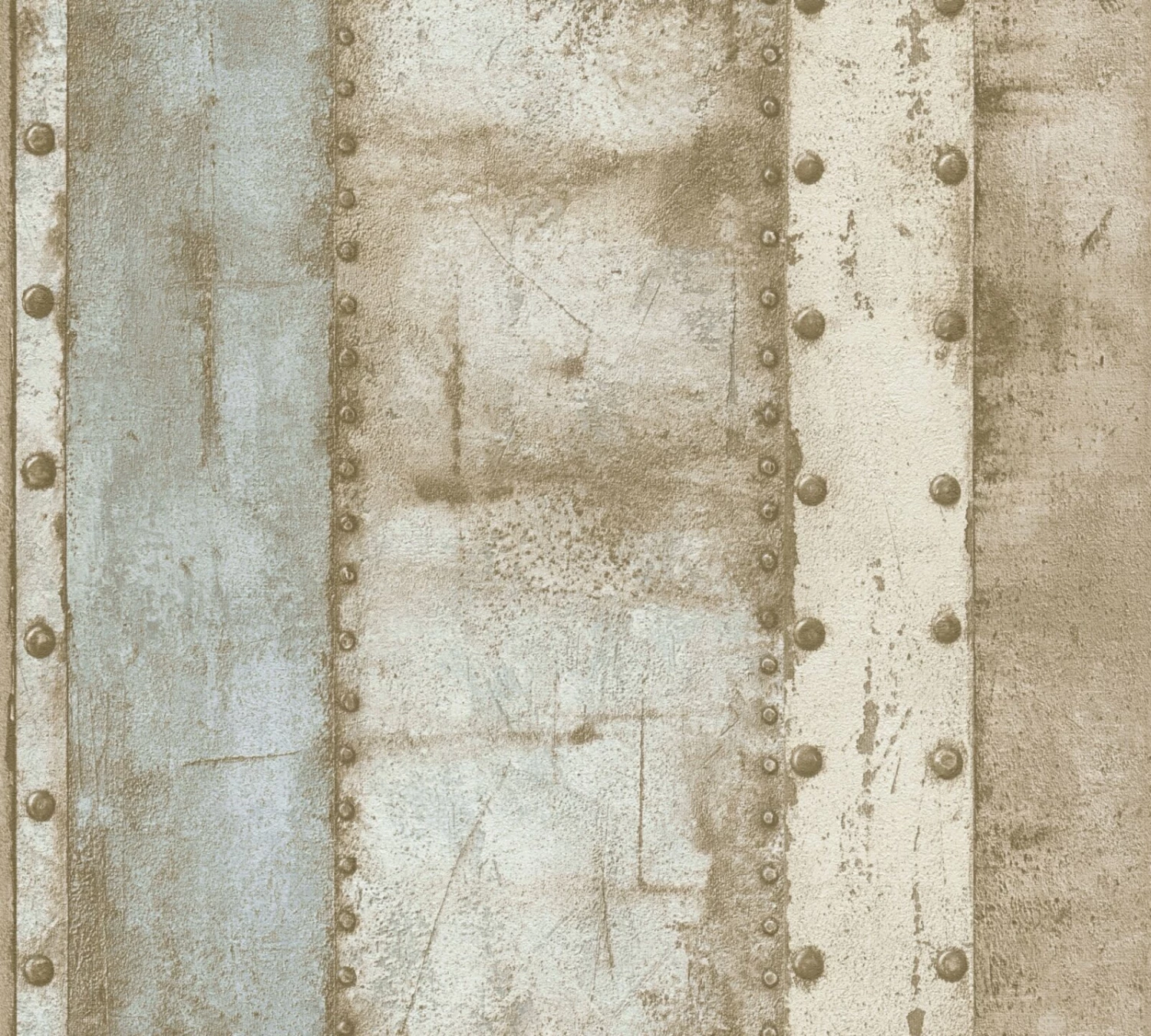 Vliestapete INDUSTRIAL - beige-blau - 10 Meter 1 Vliestapete INDUSTRIAL - beige-blau - 10 Meter