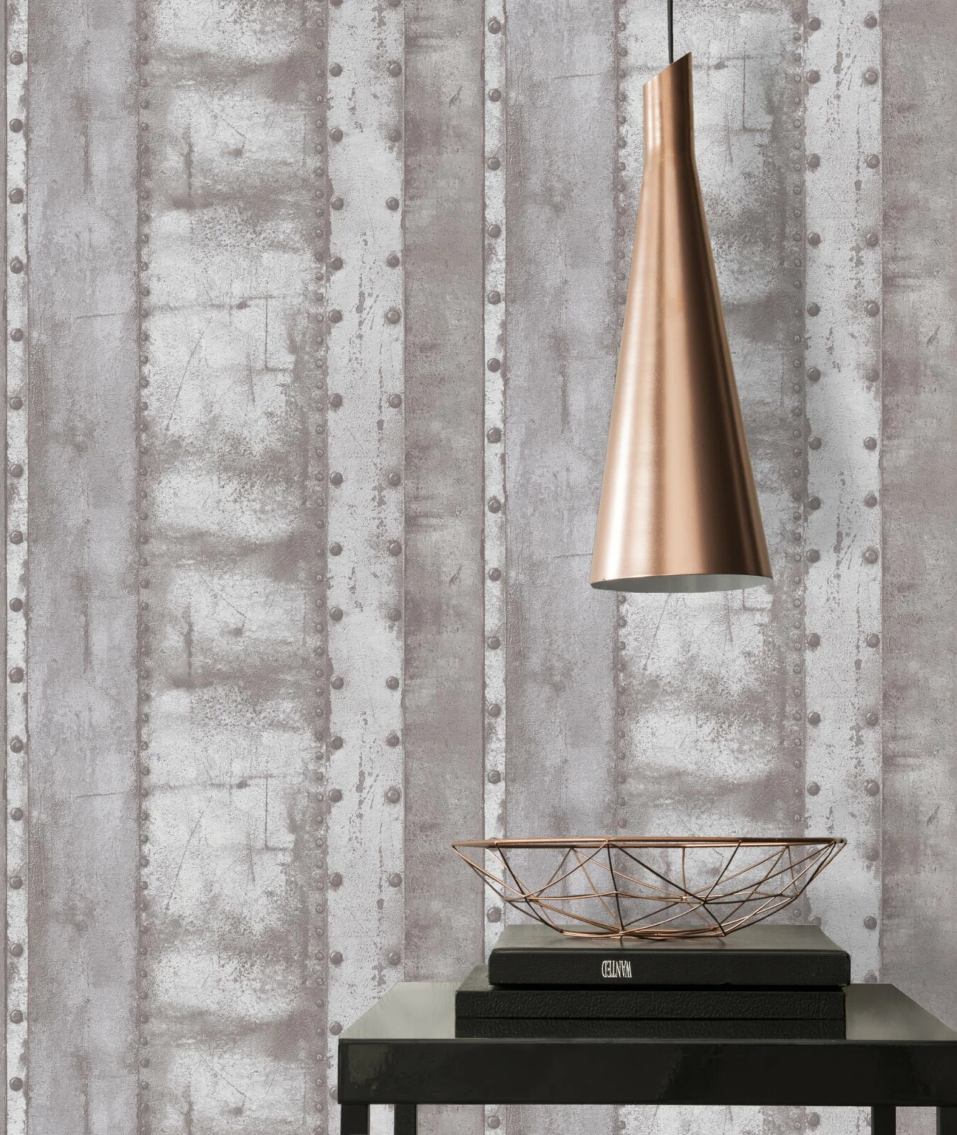 Vliestapete INDUSTRIAL - grau-weiß - 10 Meter 3 Vliestapete INDUSTRIAL - grau-weiß - 10 Meter – Bild 3