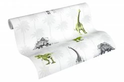 Vliestapete LITTLE STARS - grün-grau - 10 Meter -Baumarkt Verkaufsgeschäft 9004591300 04 1600Wx1600H