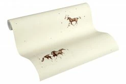 Vliestapete - creme - Pferde - 10 Meter 5 Vliestapete - creme - Pferde - 10 Meter -Baumarkt Verkaufsgeschäft 9004591500 04 1600Wx1600H
