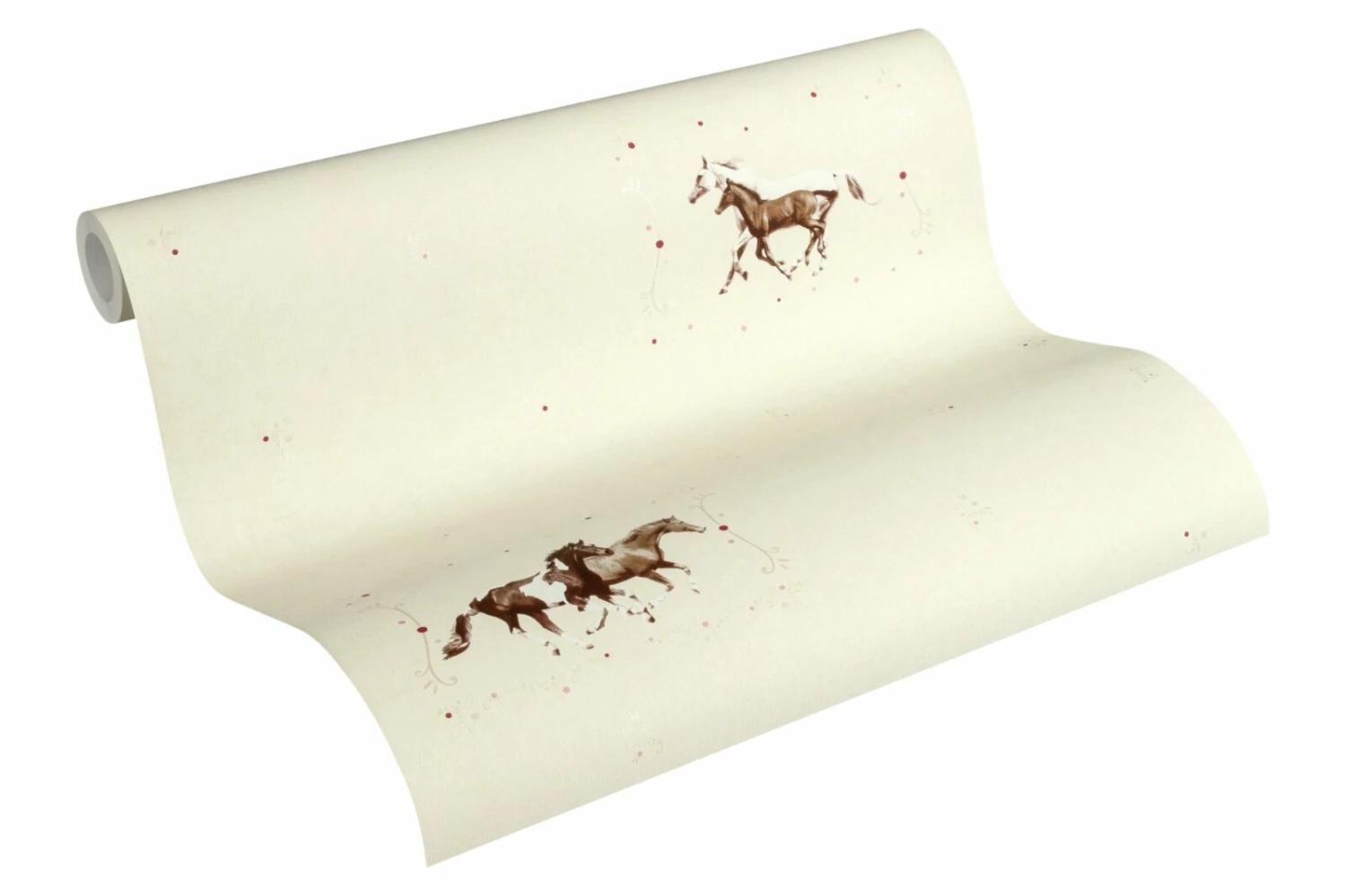 Vliestapete - creme - Pferde - 10 Meter 3 Vliestapete - creme - Pferde - 10 Meter – Bild 3