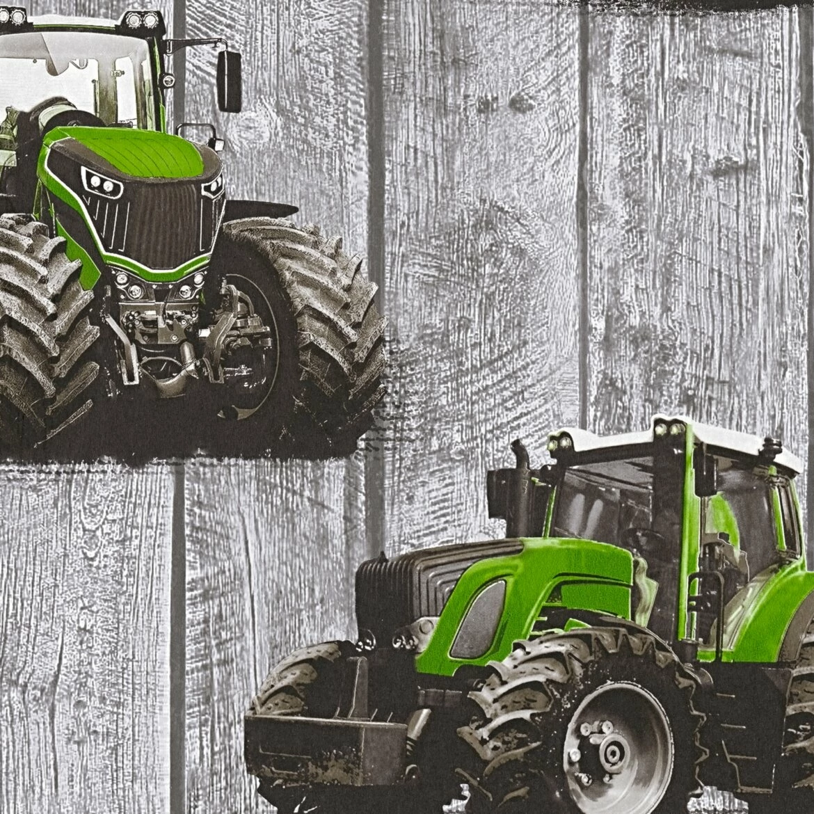 Vliestapete LITTLE STARS - grün-grau - 10 Meter 2 Vliestapete LITTLE STARS - grün-grau - 10 Meter – Bild 2