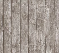 Vliestapete LITTLE STARS - braun - 10 Meter