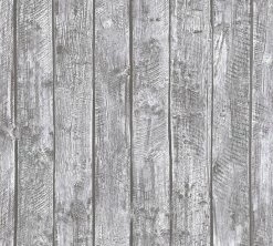 Vliestapete LITTLE STARS - grau - 10 Meter