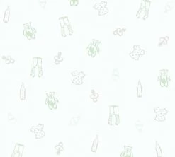 Vliestapete LITTLE STARS - grün-bronze - 10 Meter