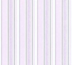 Vliestapete LITTLE STARS - rosa-silber - 10 Meter