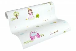 Vliestapete LITTLE STARS - weiß-rosa - 10 Meter -Baumarkt Verkaufsgeschäft 9004593900 04 1600Wx1600H