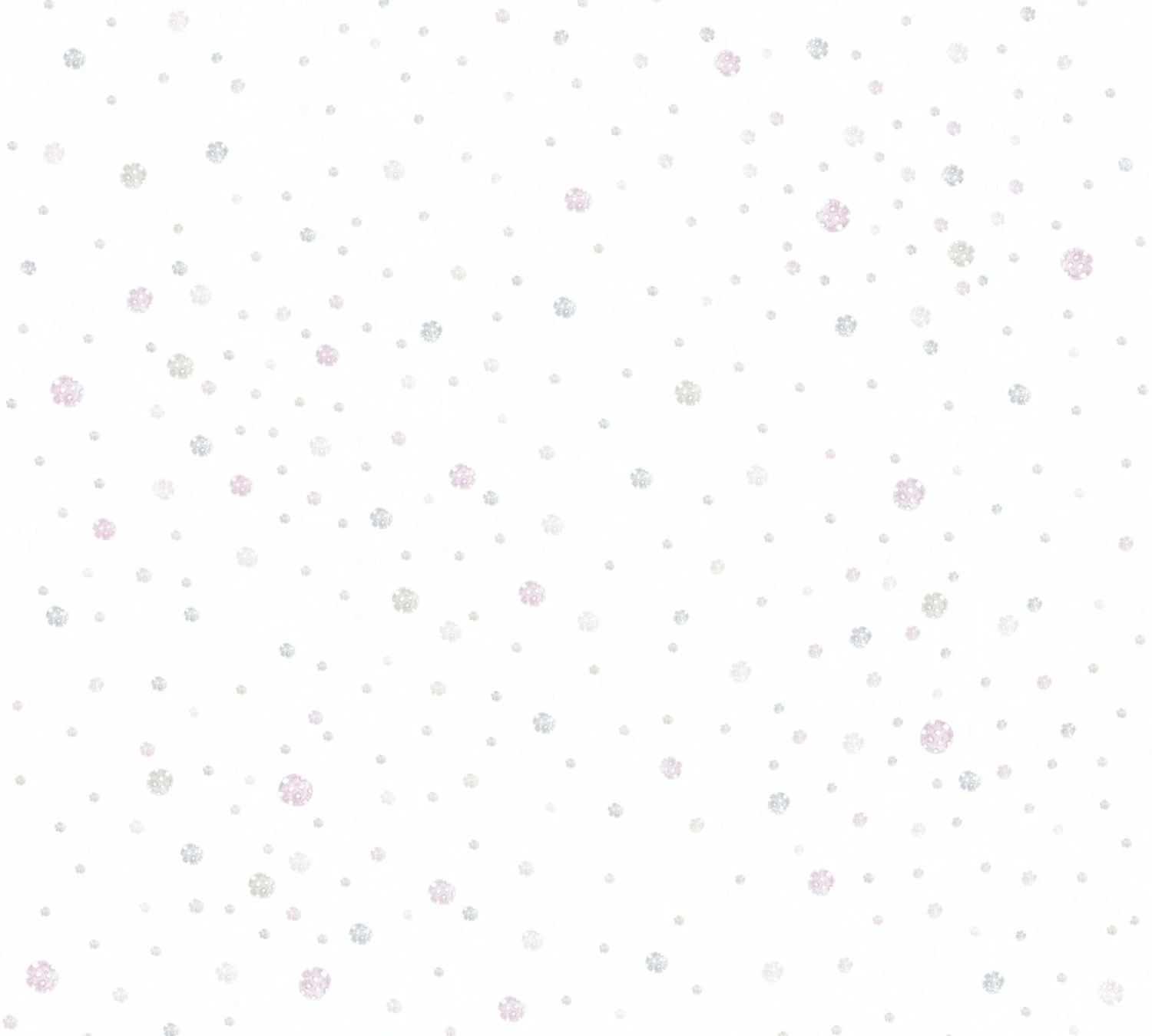 Vliestapete LITTLE STARS - weiß-rosa - 10 Meter 1 Vliestapete LITTLE STARS - weiß-rosa - 10 Meter