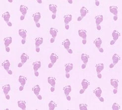 Vliestapete LITTLE STARS - rosa-metallic - 10 Meter