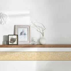 Papier-Borte ONLY BORDERS 10 - beige - 5 Meter -Baumarkt Verkaufsgeschäft 9004607400 04 1600Wx1600H