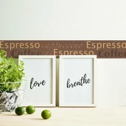 Papier-Borte ONLY BORDERS 10 - braun-beige - 5 Meter -Baumarkt Verkaufsgeschäft 9004609000 04 1600Wx1600H