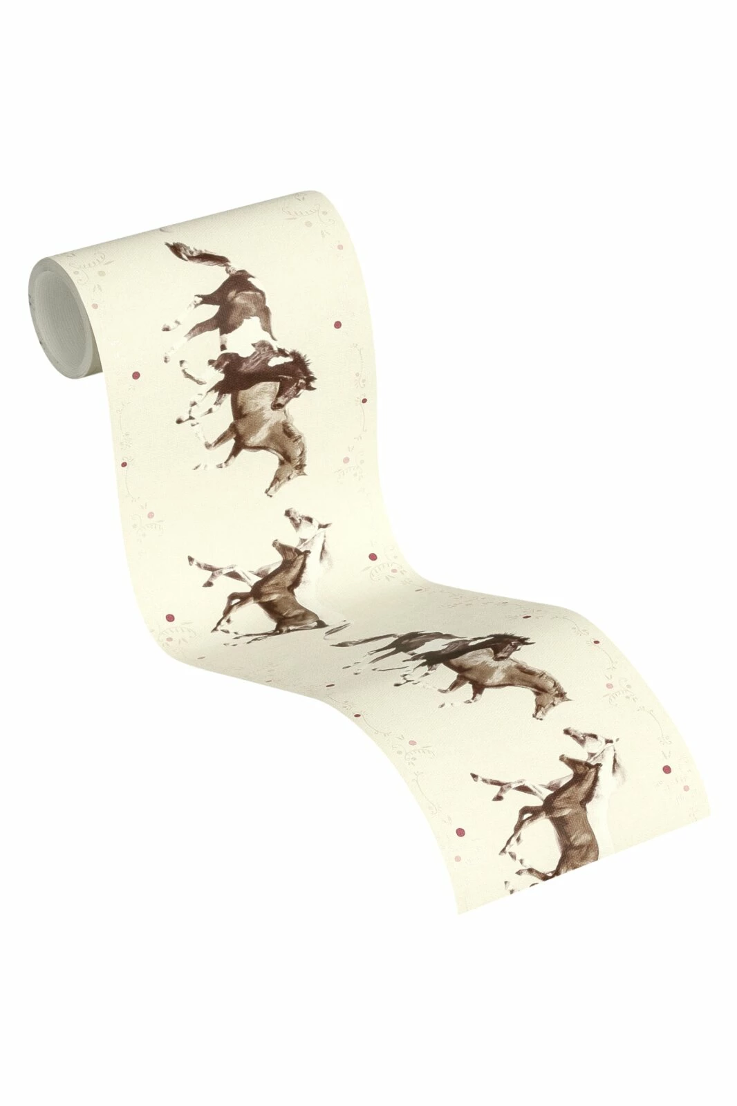 Vlies-Borte LITTLE STARS - creme-braun - 13 cm 2 Vlies-Borte LITTLE STARS - creme-braun - 13 cm – Bild 2