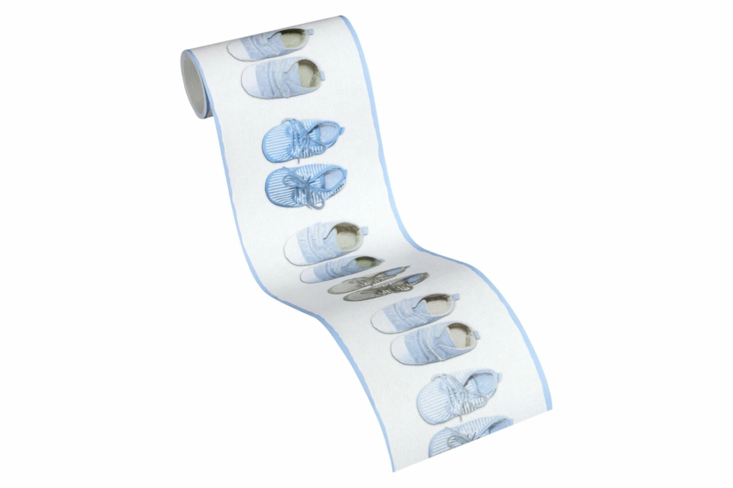 Vlies-Borte LITTLE STARS - blau - 13 cm 2 Vlies-Borte LITTLE STARS - blau - 13 cm – Bild 2