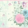 Vlies-Borte ONLY BORDERS 10 - blau-rosa - 13 cm