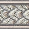 Vlies-Borte ONLY BORDERS 10 - silber - 4 cm