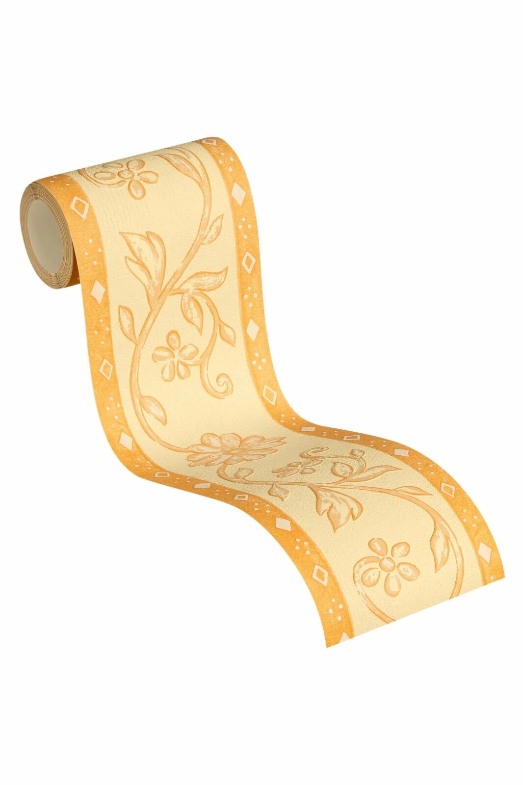 Papier-Borte ONLY BORDERS 10 - orange-gelb - 5 Meter 2 Papier-Borte ONLY BORDERS 10 - orange-gelb - 5 Meter – Bild 2