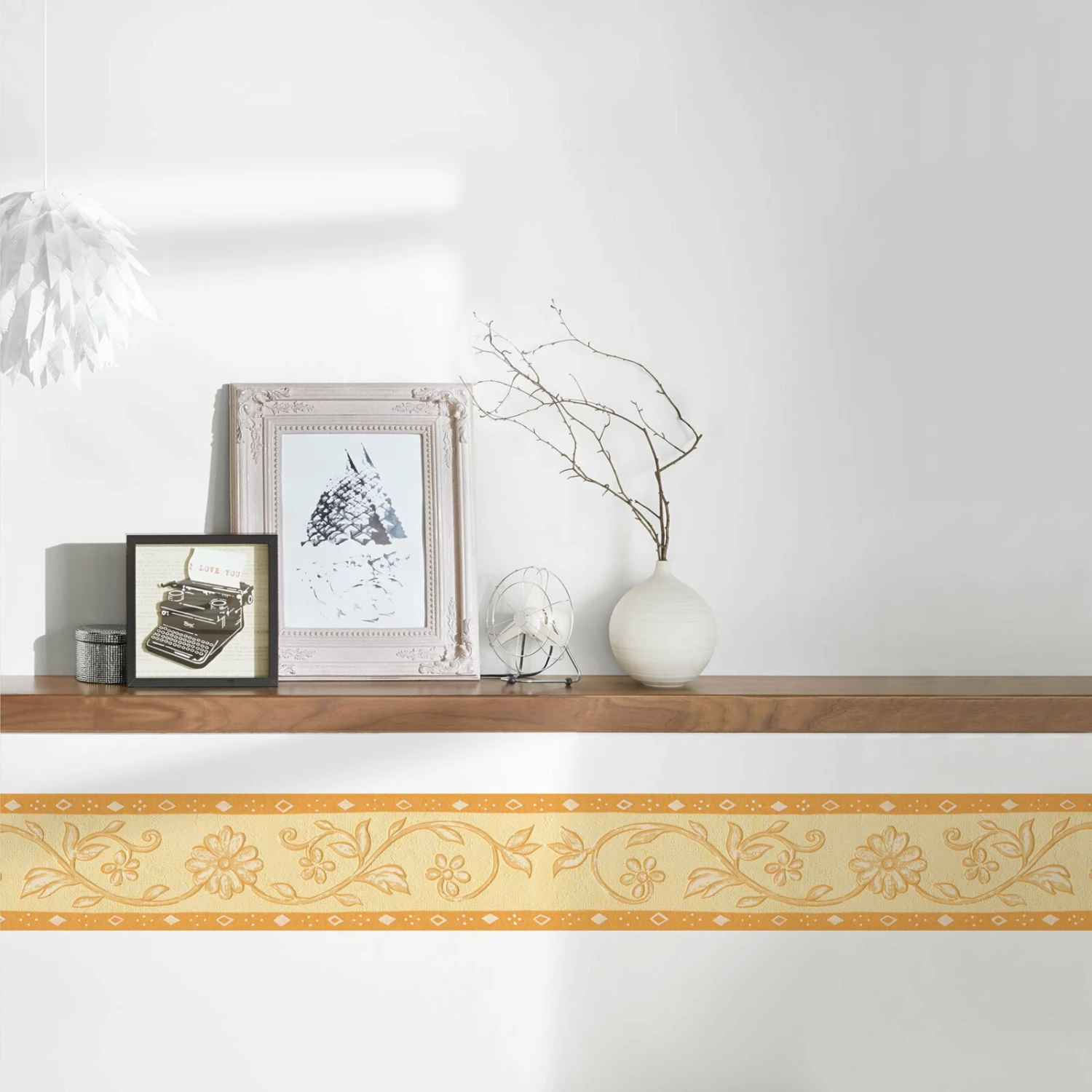 Papier-Borte ONLY BORDERS 10 - orange-gelb - 5 Meter 3 Papier-Borte ONLY BORDERS 10 - orange-gelb - 5 Meter – Bild 3