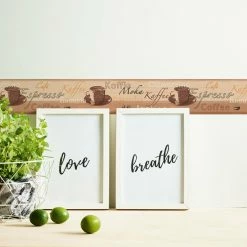 Papier-Borte ONLY BORDERS 10 - braun-gelb - 5 Meter -Baumarkt Verkaufsgeschäft 9004618000 04 1600Wx1600H