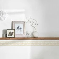 Papier-Borte ONLY BORDERS 10 - beige-kupfer - 5 Meter -Baumarkt Verkaufsgeschäft 9004618300 04 1600Wx1600H