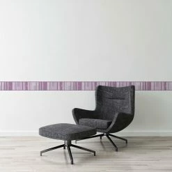 Papier-Borte ONLY BORDERS 10 - violett-silber - 5 Meter -Baumarkt Verkaufsgeschäft 9004618400 04 1600Wx1600H