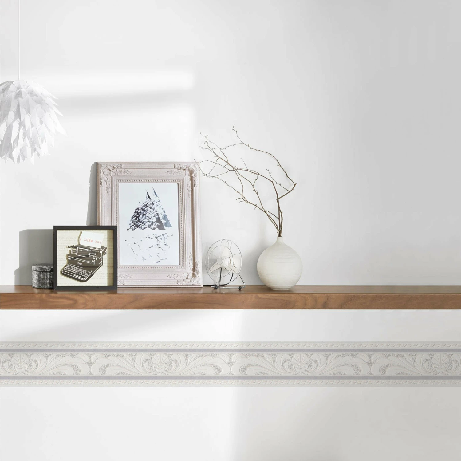 Papier-Borte ONLY BORDERS 10 - grau-weiß - 5 Meter 3 Papier-Borte ONLY BORDERS 10 - grau-weiß - 5 Meter – Bild 3