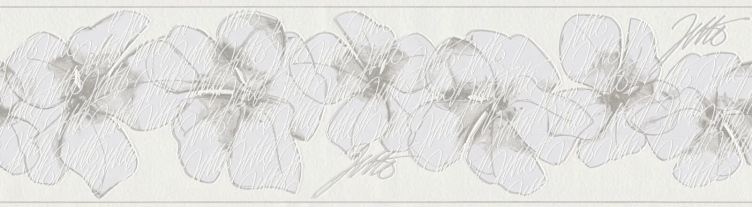 Vlies-Borte ONLY BORDERS 10 - grau-braun - 17 cm 1 Vlies-Borte ONLY BORDERS 10 - grau-braun - 17 cm