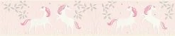 Vlies-Borte BOYS & GIRLS 6 - rosa-silber - 13 cm