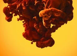 Fototapete DESIGNWALLS - orange-gelb - Modern Art - 2,55 Meter