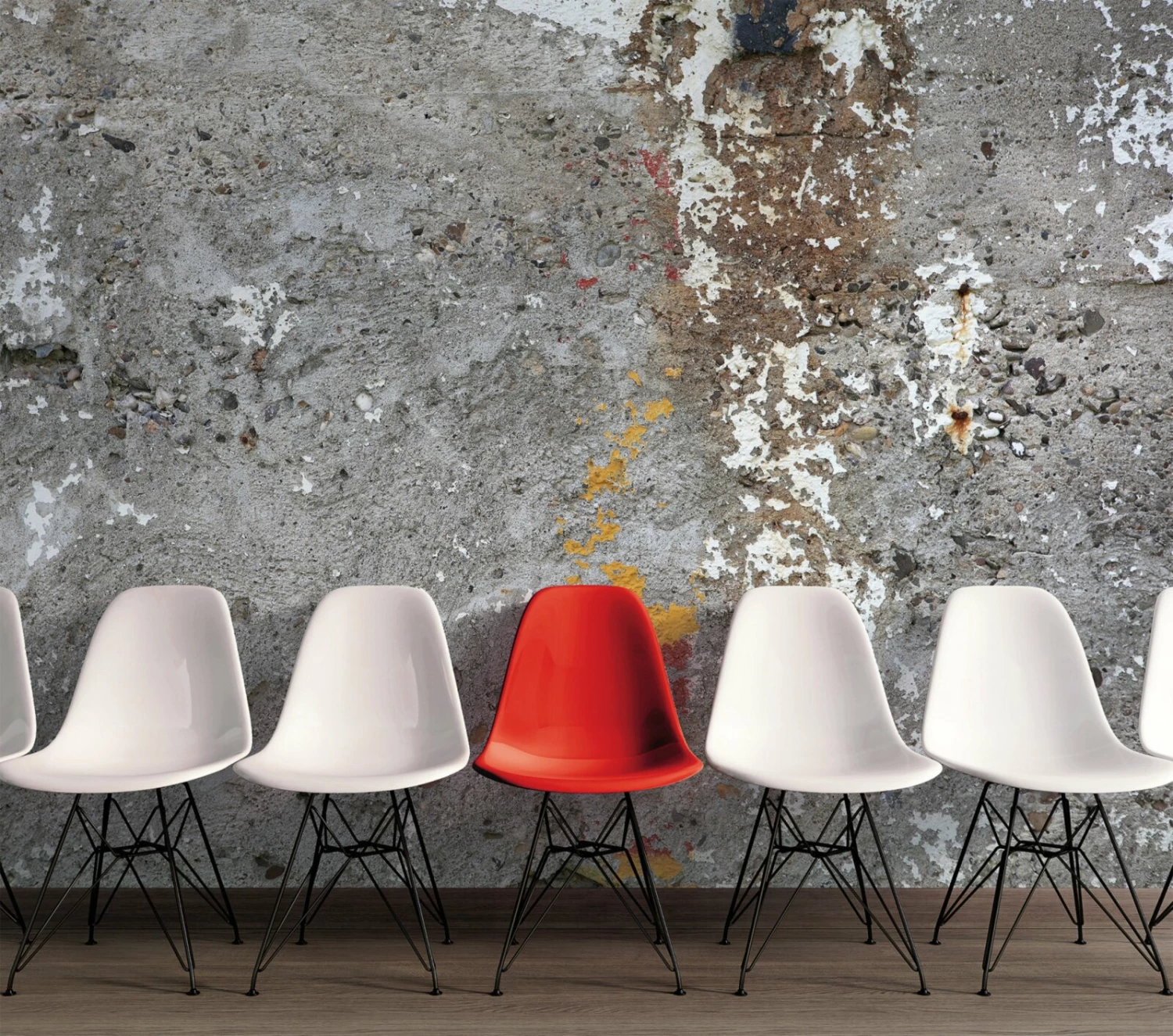 Fototapete DESIGNWALLS - grau-gelb - Beton - 2,55 Meter 3 Fototapete DESIGNWALLS - grau-gelb - Beton - 2,55 Meter – Bild 3