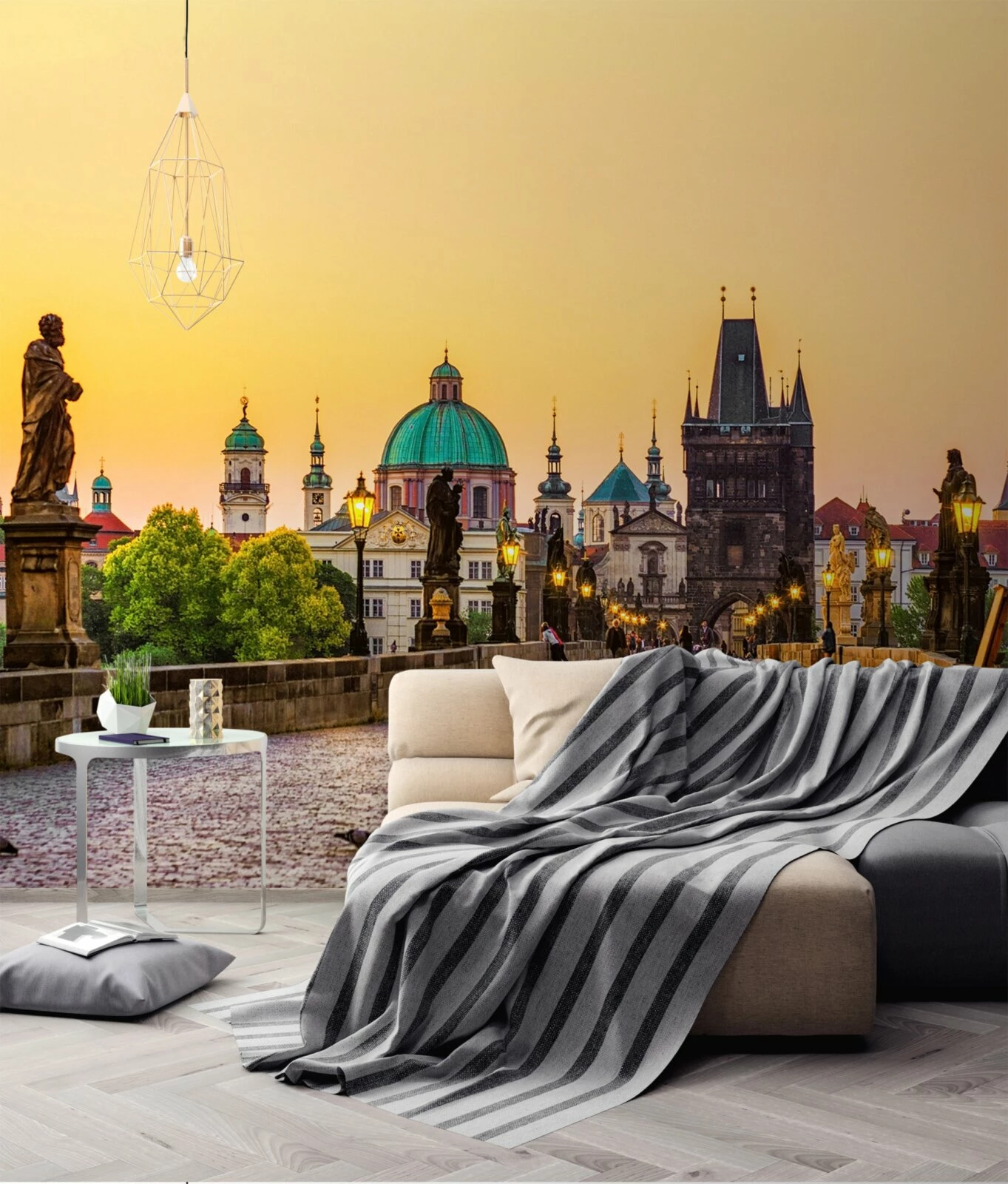 Fototapete DESIGNWALLS - gelb-grün - Prag - 2,55 Meter 3 Fototapete DESIGNWALLS - gelb-grün - Prag - 2,55 Meter – Bild 3