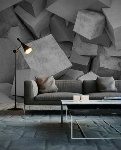 Fototapete DESIGNWALLS - grau - Kunst - 2,55 Meter -Baumarkt Verkaufsgeschäft 9004625700 03 1600Wx1600H