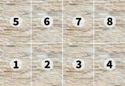 Fototapete DESIGNWALLS 2.0 - beige/creme-weiß - Steinwand - 2,5 Meter 5 Fototapete DESIGNWALLS 2.0 - beige/creme-weiß - Steinwand - 2,5 Meter -Baumarkt Verkaufsgeschäft 9004638100 03 1600Wx1600H