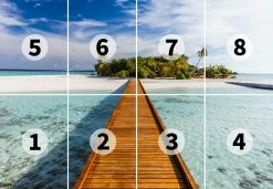 Fototapete DESIGNWALLS 2.0 - blau-braun - Steg - 2,5 Meter 5 Fototapete DESIGNWALLS 2.0 - blau-braun - Steg - 2,5 Meter -Baumarkt Verkaufsgeschäft 9004638200 03 1600Wx1600H