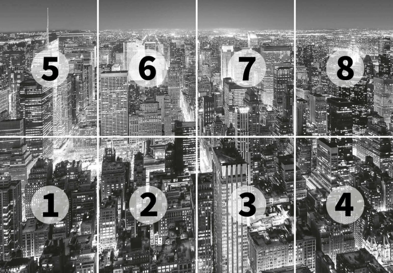 Fototapete DESIGNWALLS 2.0 - New-York - schwarz-weiß - 2,5 Meter 3 Fototapete DESIGNWALLS 2.0 - New-York - schwarz-weiß - 2,5 Meter – Bild 3