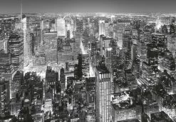 Fototapete DESIGNWALLS 2.0 - New-York - schwarz-weiß - 2,5 Meter