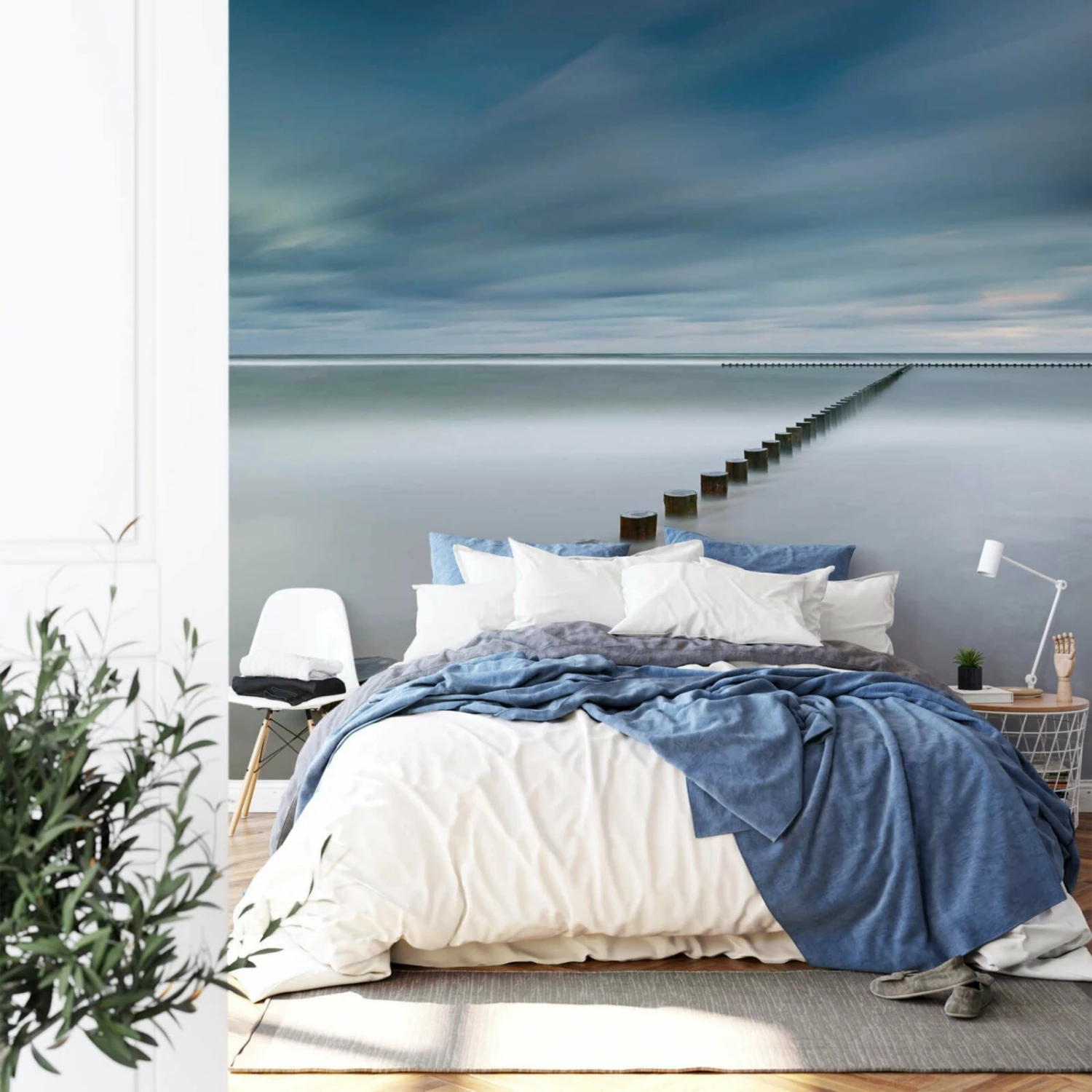 Fototapete DESIGNWALLS 2.0 - blau-weiß - See - 2,6 Meter 2 Fototapete DESIGNWALLS 2.0 - blau-weiß - See - 2,6 Meter – Bild 2