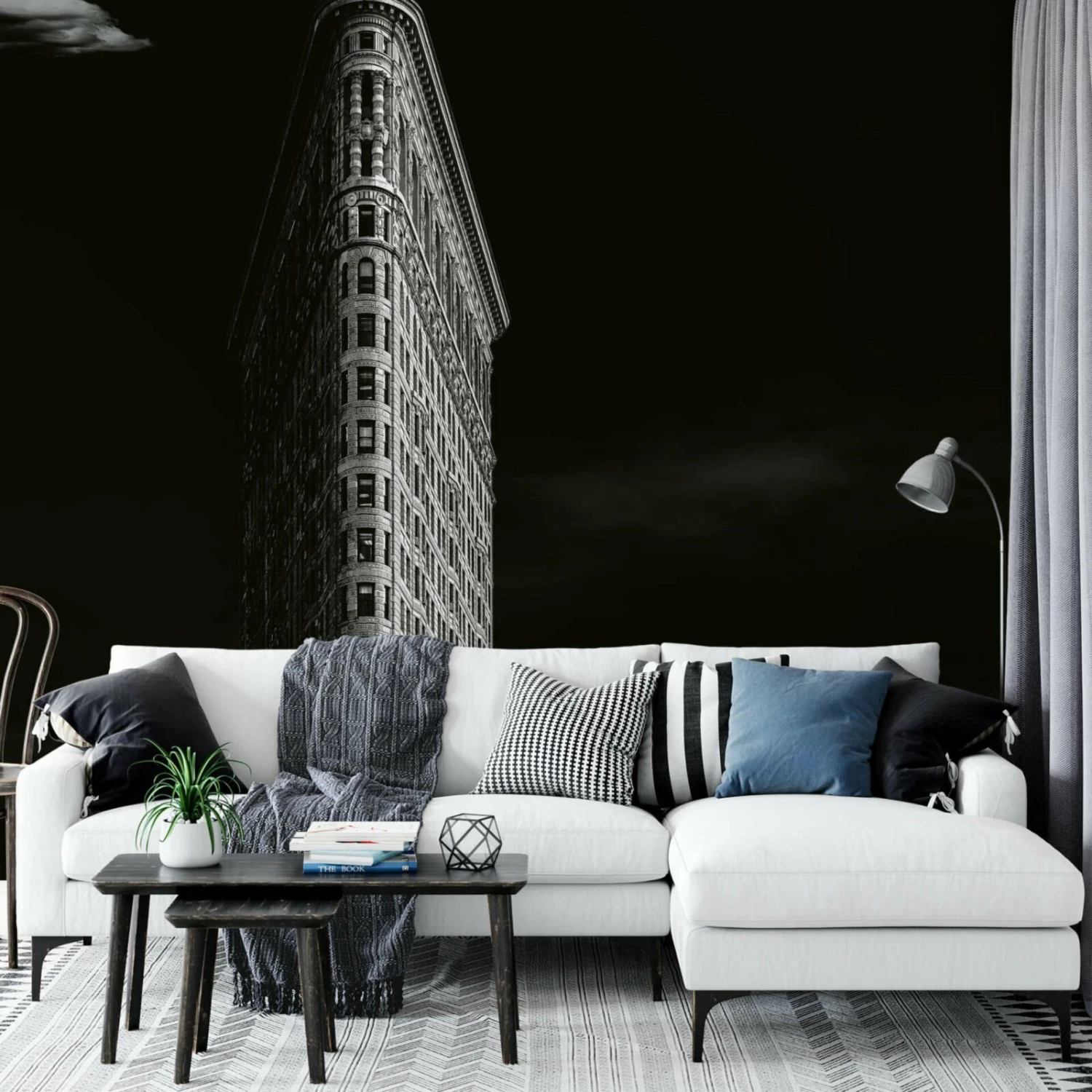 Fototapete DESIGNWALLS 2.0 - schwarz-weiß - Flatiron - 2,6 Meter 2 Fototapete DESIGNWALLS 2.0 - schwarz-weiß - Flatiron - 2,6 Meter – Bild 2
